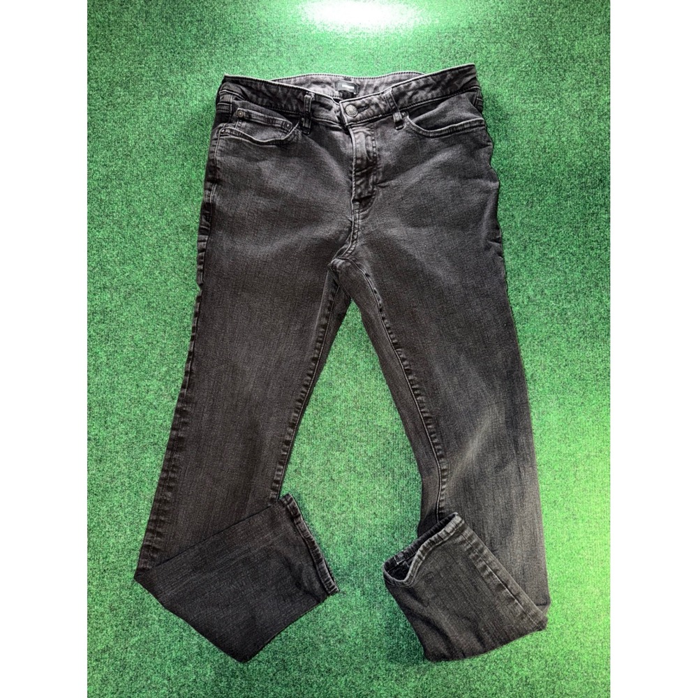 Express Mens Skinny Jeans Faded Black Denim Pants Size 32x32